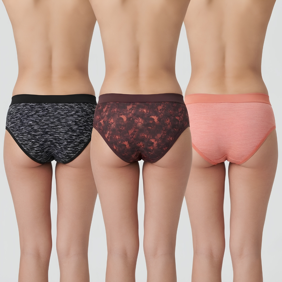 Women’s Printed Briefs – Pack of 3