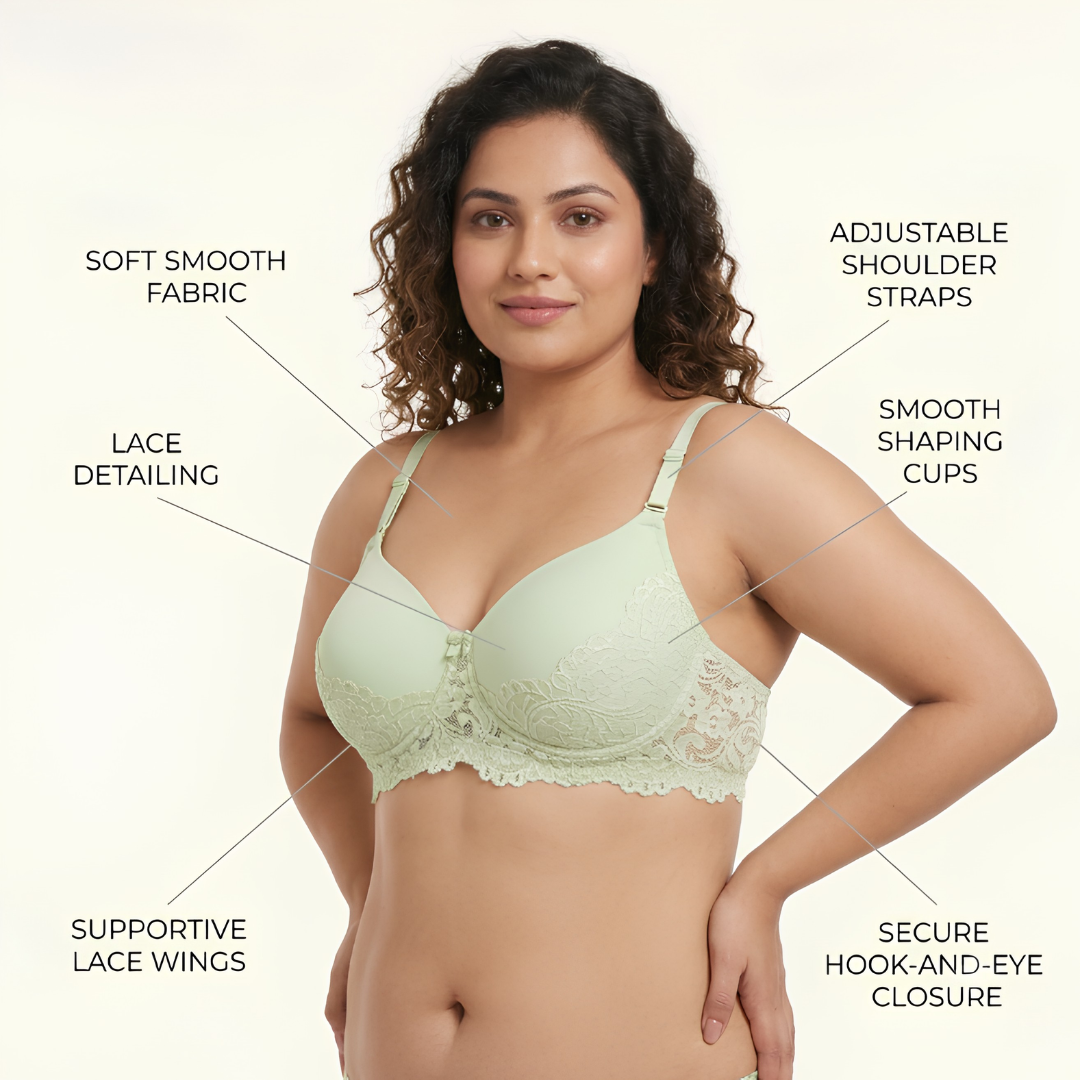 Light Green Lace Bra