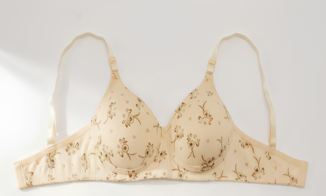 Floral Printed Padded Bra & Panty Set