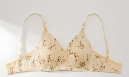 Floral Printed Padded Bra & Panty Set