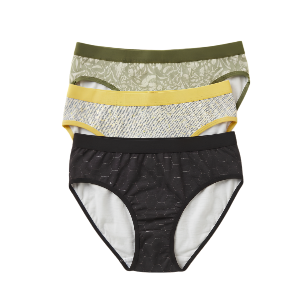 Women’s Printed Briefs – Pack of 3