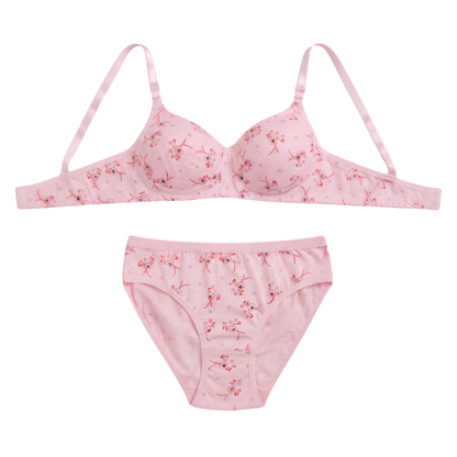 Women’s Printed Padded Bra & Panty Set