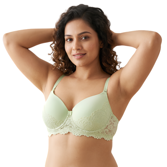 Light Green Lace Bra