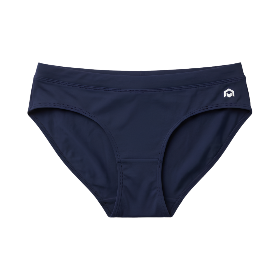 Women’s Solid Brief Panty – Navy Blue