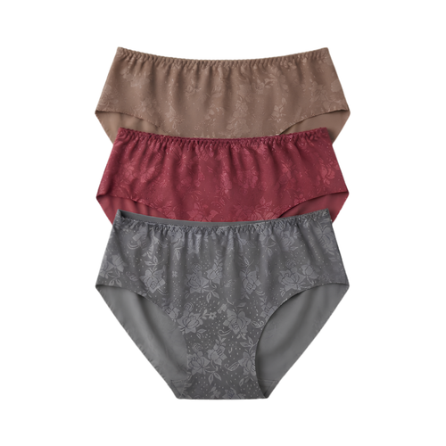 Women’s Floral Print Briefs – Pack of 3