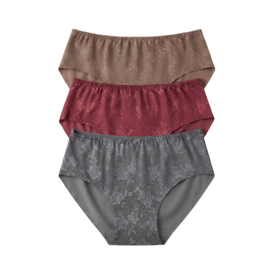 Women’s Floral Print Briefs – Pack of 3