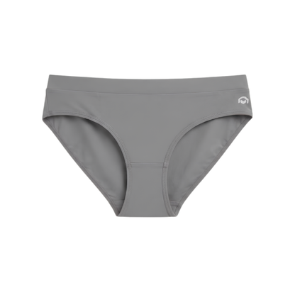 Women’s Solid Brief Panty – (GREY)
