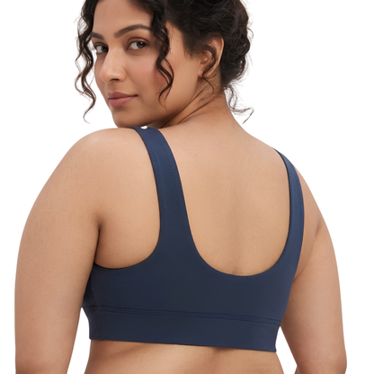 Women’s Navy Blue Seamless Comfort Bra