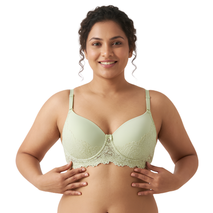 Light Green Lace Bra