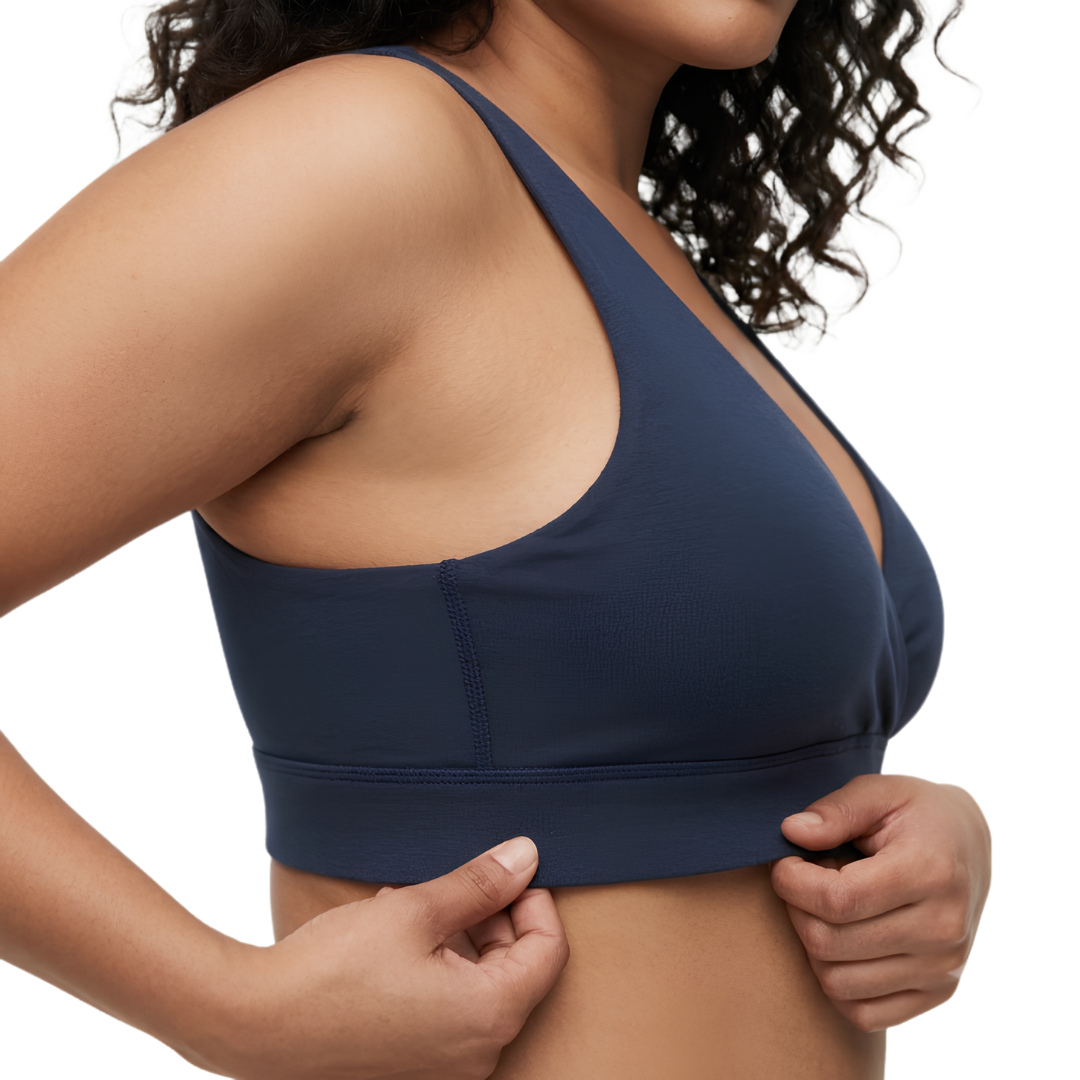 Women’s Navy Blue Seamless Comfort Bra