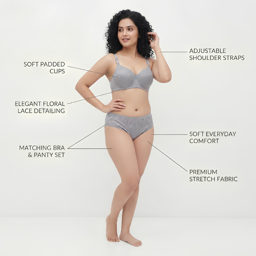 Women’s Padded Bra & Panty Set
