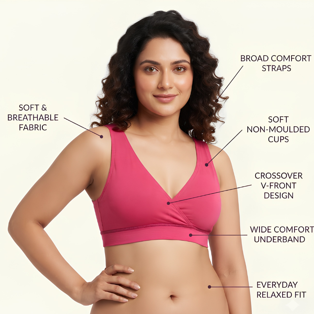 Rosé Comfort Bra