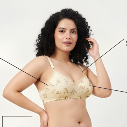 Floral Printed Padded Bra & Panty Set