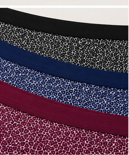 Women’s Printed Cotton Brief Panty Set – Pack of 3